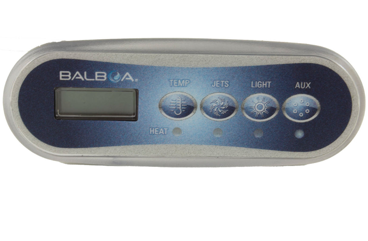 Balboa TP200T Spaside Control Panel 57282 BP Series, with Label 80-17325, 4-Button, 4.3” x 1.59”