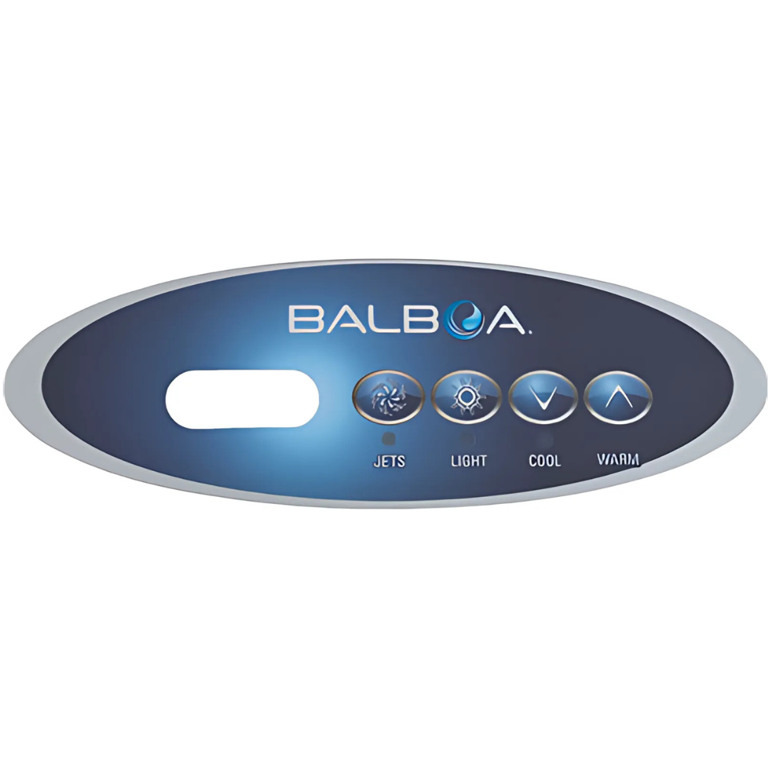 Balboa VL240 Topside Control Panel (Model 55456) with Overlay 11745 - Jets, Light, Cool, Warm