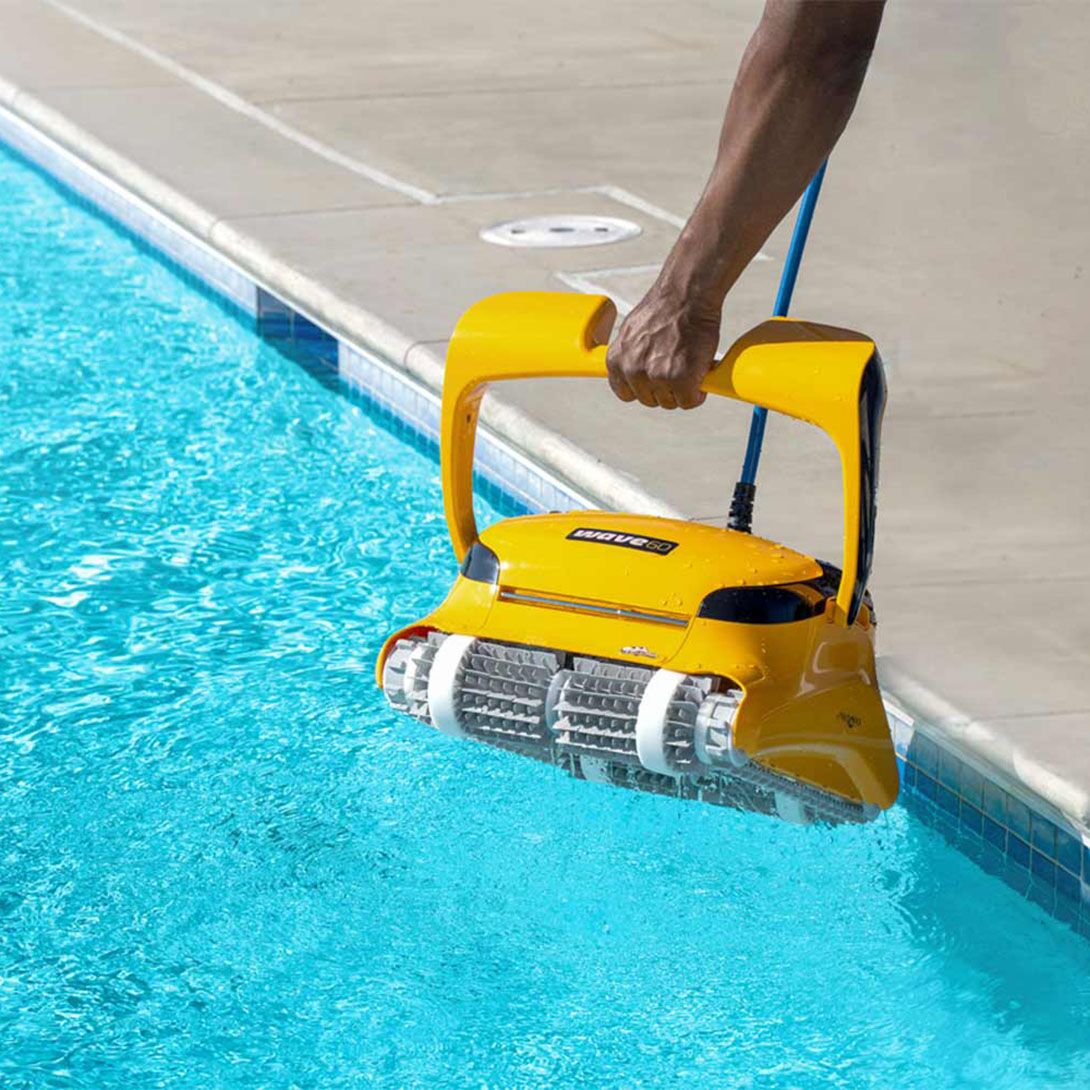 Dolphin Wave 60 Robotic Pool Cleaner w/ Caddy | 60 Foot Cable | 99991060-US