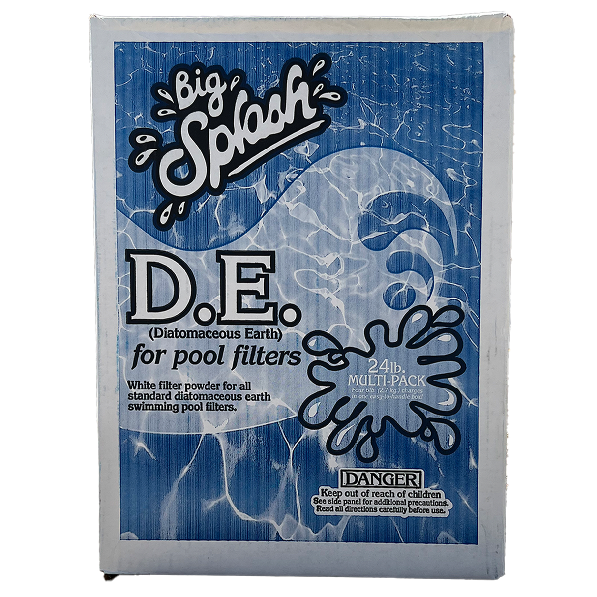 Big Splash 24 lb Diatomaceous Earth Power for Pool Filters  