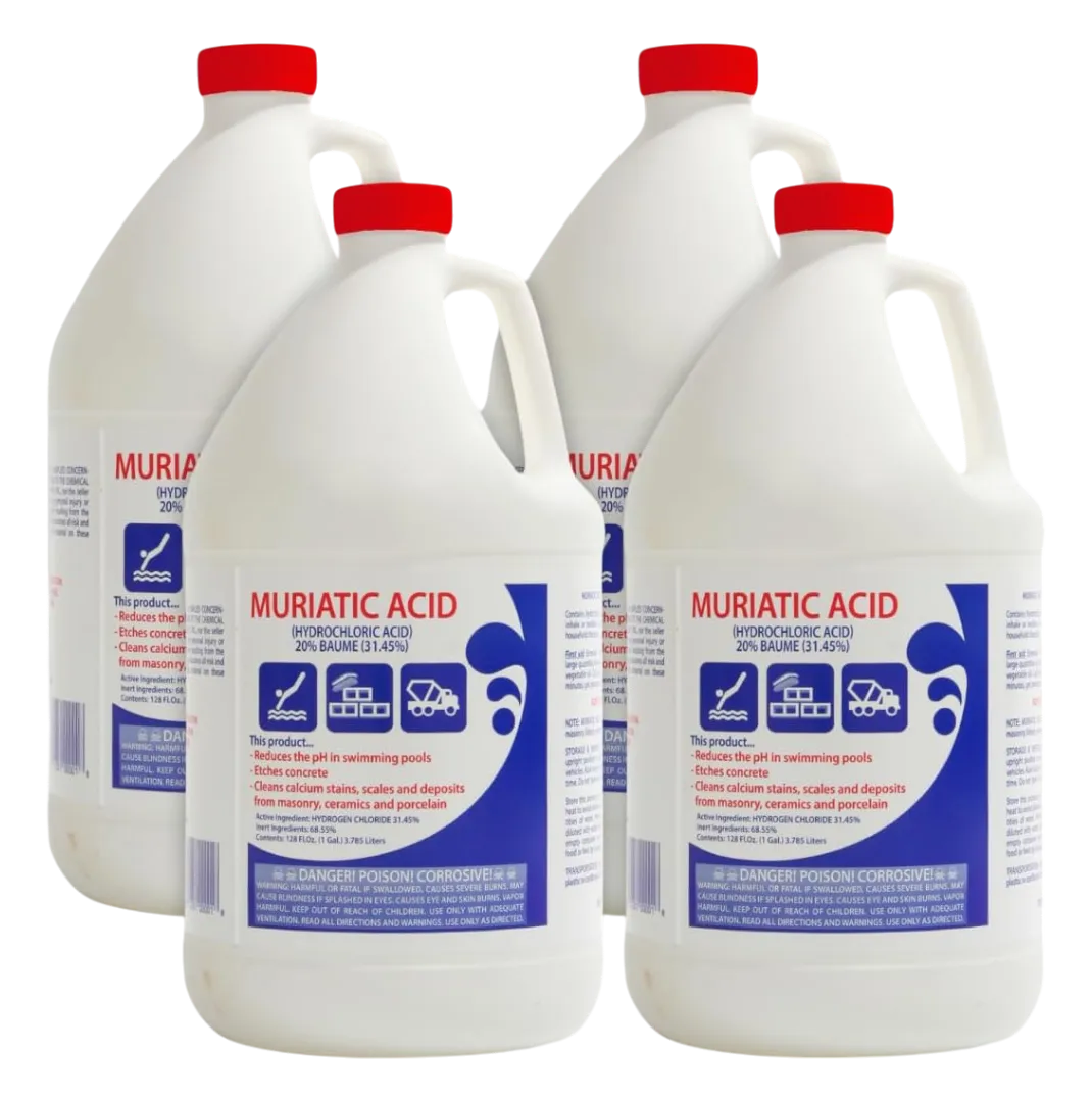 Buckmans Muriatic Acid for Pools, Concrete Etching, Acid Washing