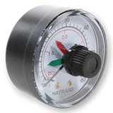 Hayward 0 - 60 PSI Back Mount Pressure Gauge for Hayward Cartridge & DE Filters| ECX2712B1