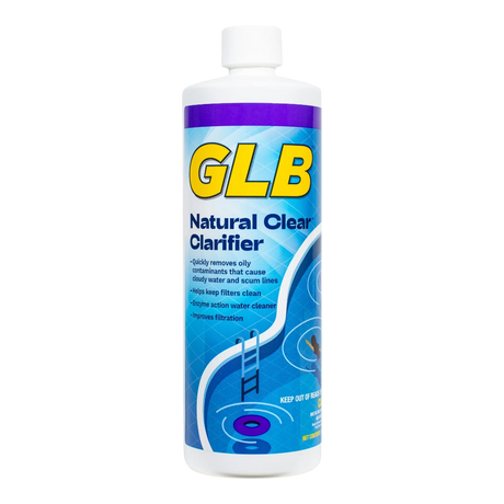 GLB Natural Clear pool water clarifier for crystal clear water