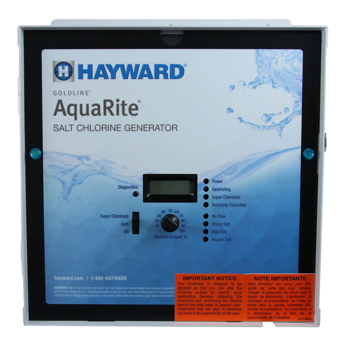 Hayward Aqua Rite W3AQR9 Salt Chlorination System Control Box