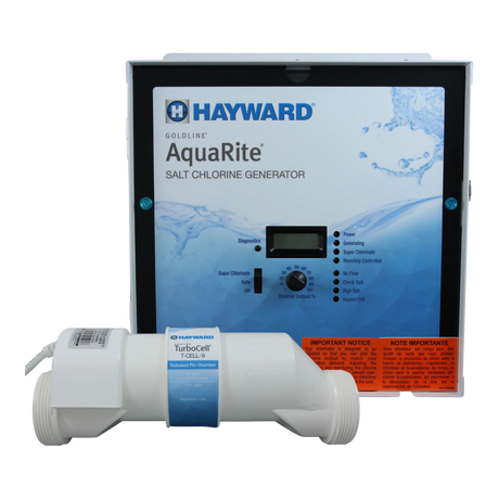 Hayward Aqua Rite W3AQR9 Salt Chlorination System for pools up to 25,000 gallons