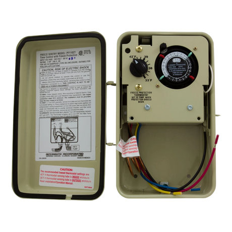 240V Freeze Protection Pool Timer with Thermostat