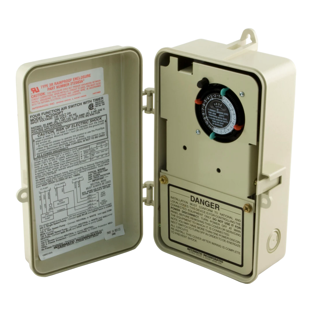 Intermatic RC2343PT Multifunction Air Switch with 24-Hour Timer