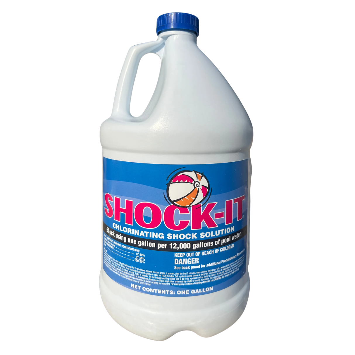 Shock-It Liquid Chlorine 12.5% Sodium Hypochlorite