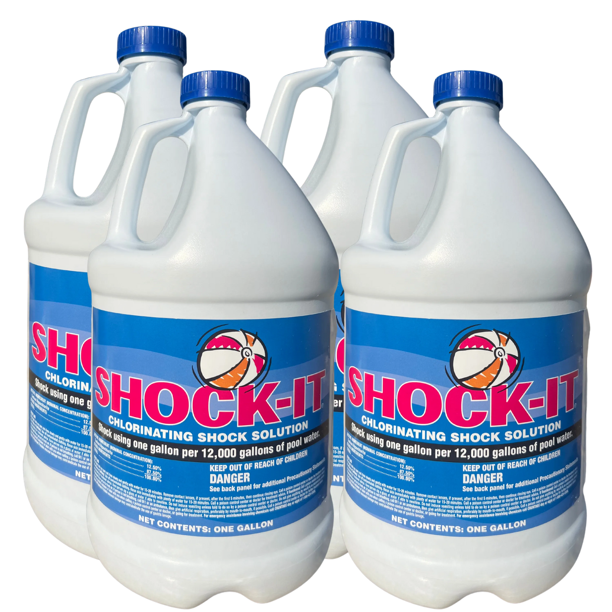 Shock-It Liquid Chlorine 12.5% Sodium Hypochlorite