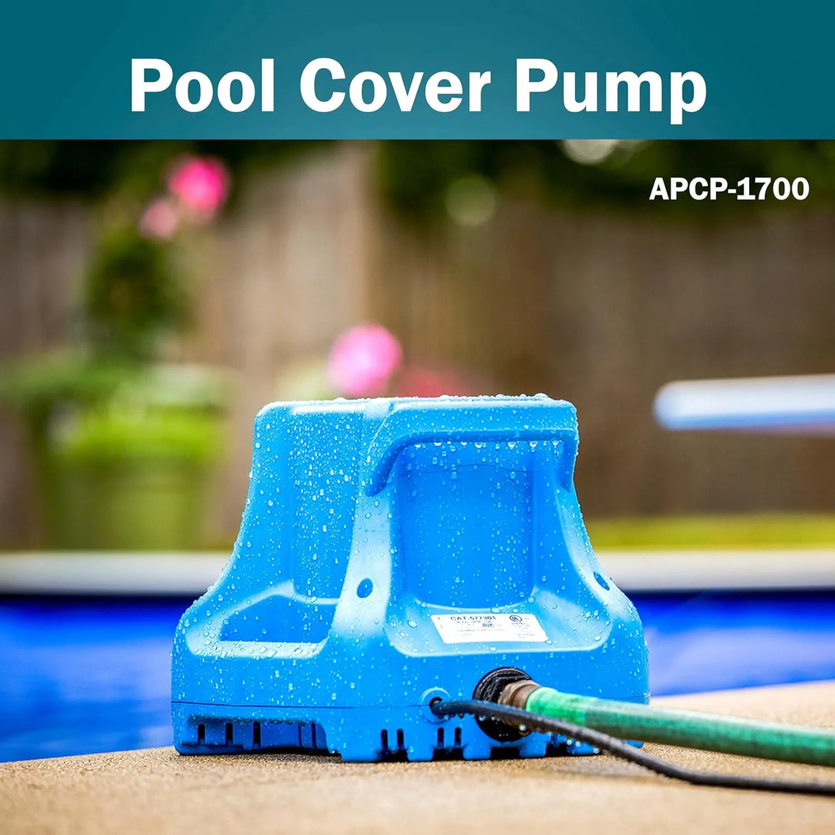 Little Giant Automatic Pool Cover Pump Model APCP-1700 - 1700 GPH - 25 Foot Cord