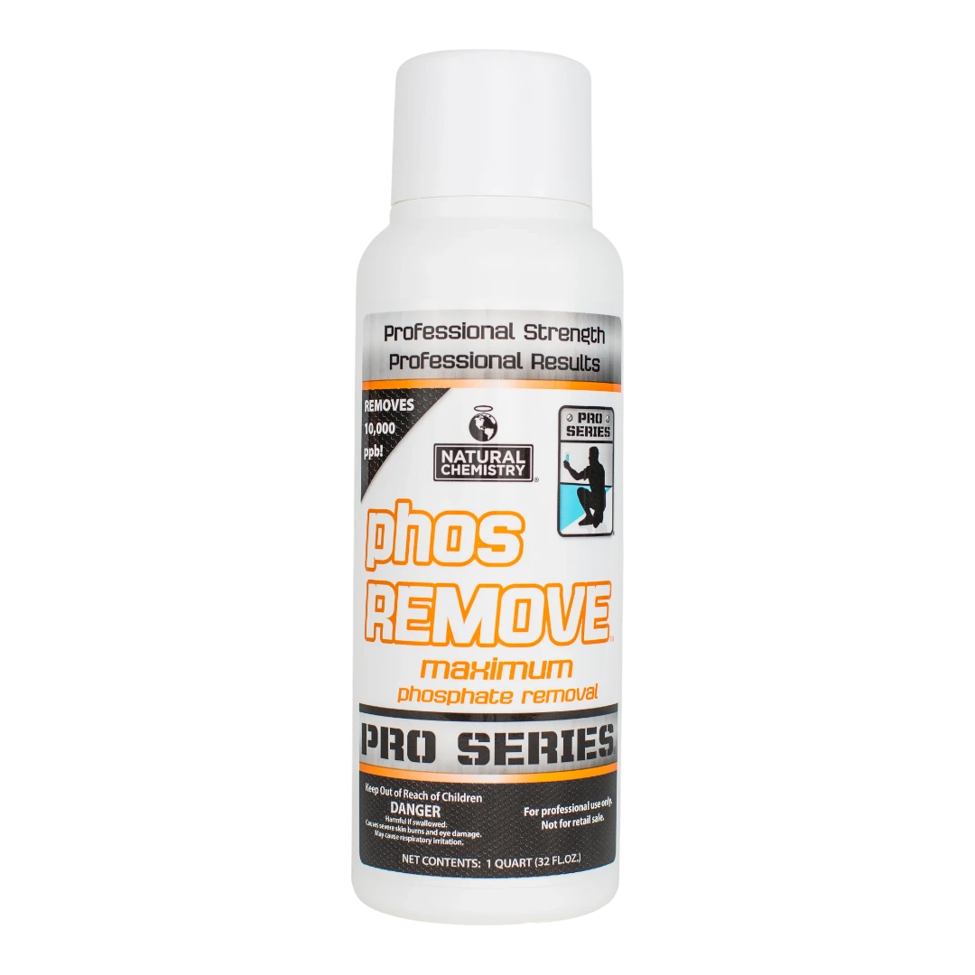 Natural Chemistry Pro Series PhosREMOVE for effective phosphate reduction in pools.