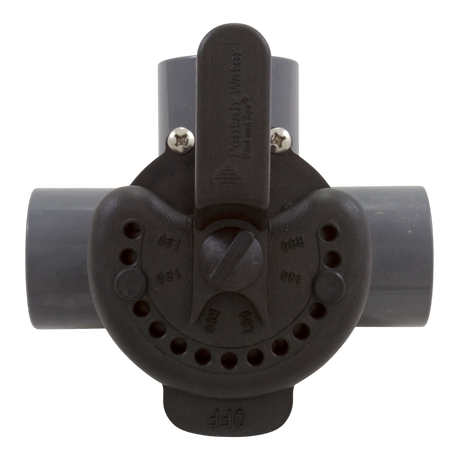 Pentair 263037, 3-Port Valve, Top View