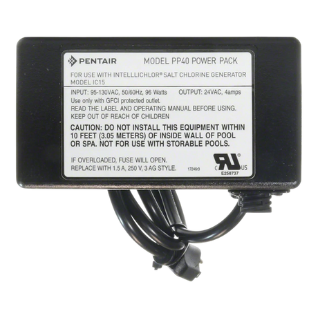 Pentair IntelliChlor IC15 External Power Supply, 24 Volts, 521171 - EZ Pools