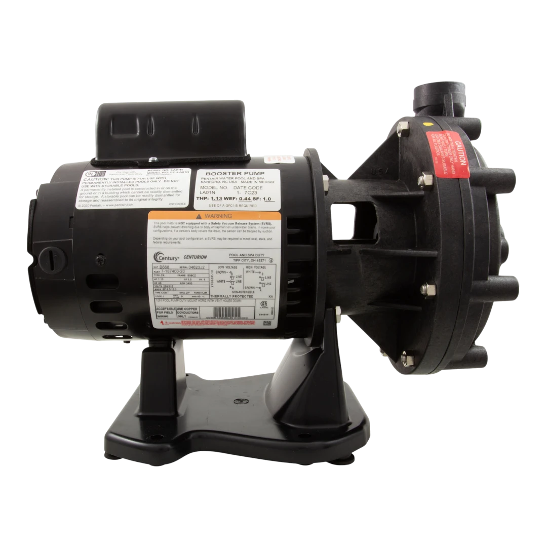 Pentair 3/4 HP EC Booster Pump for Pressure-Side Pool Cleaners