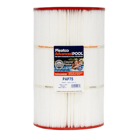 Pleatco PAP75 filter cartridge for pools providing superior filtration