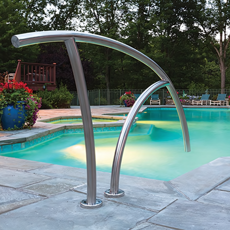 S.R. Smith 67" Artisan Series Stainless Steel Railing For Swimming Pools