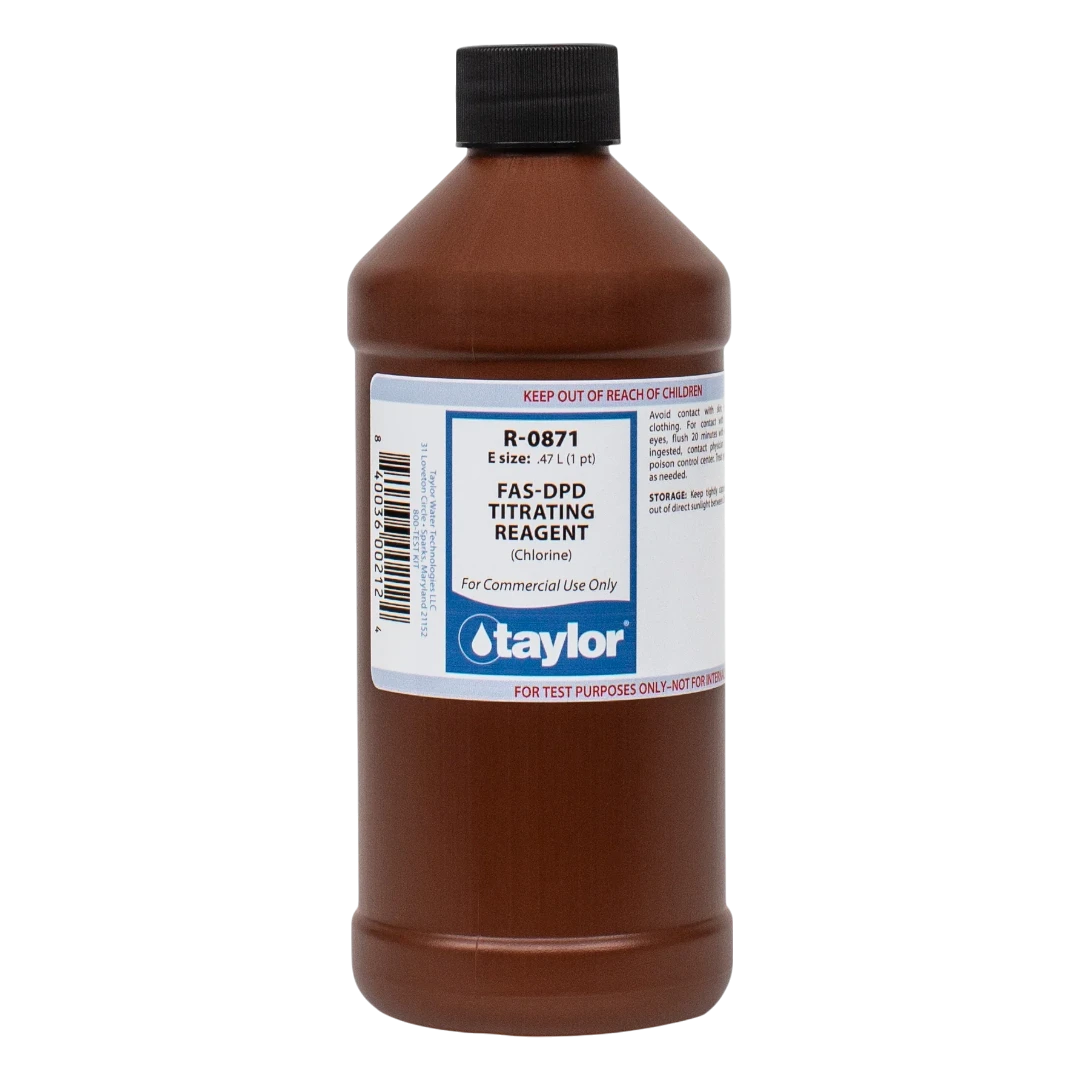 Taylor R-0871 FAS-DPD Titrating Reagent, 16 oz | EZ Pools