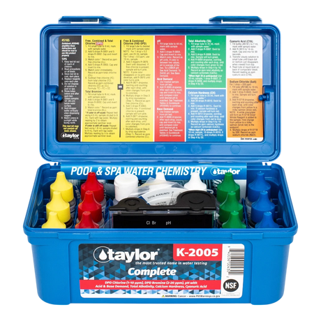 Taylor K-2005 Complete High Test Kit for pool water testing