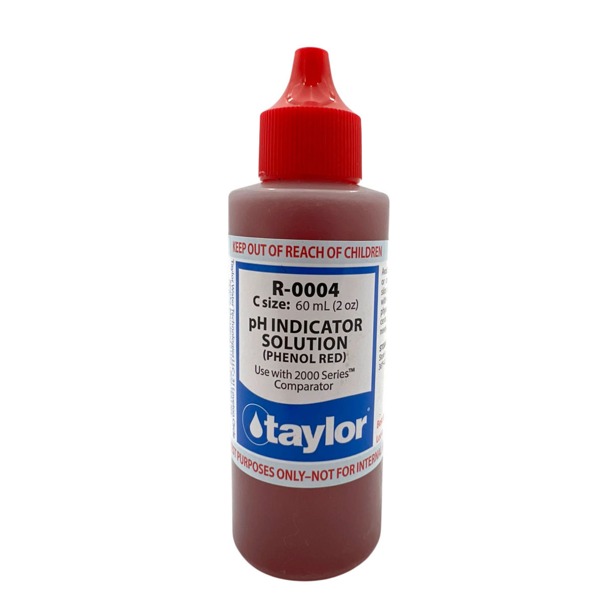 Taylor pH Indicator Solution #4, R-0004-C, 2 oz bottle