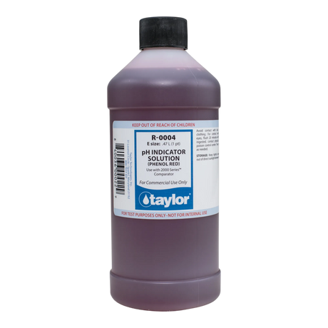 Taylor pH Indicator Solution #4, R-0004-E, 16 oz bottle