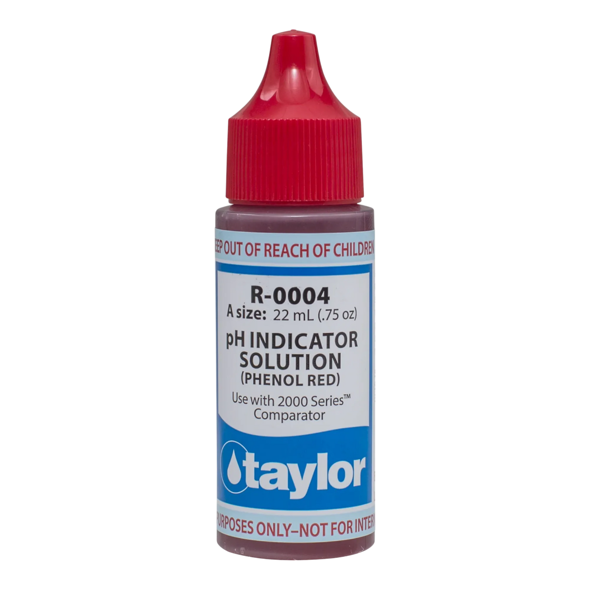 Taylor pH Indicator Solution #4, R-0004-A, .75 oz bottle