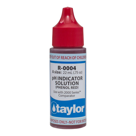 Taylor pH Indicator Solution #4, R-0004-A, .75 oz bottle