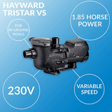 Hayward TriStar® VS 1.85HP Pool Pump | 115/230V | W3SP3202VSP - EZ Pools